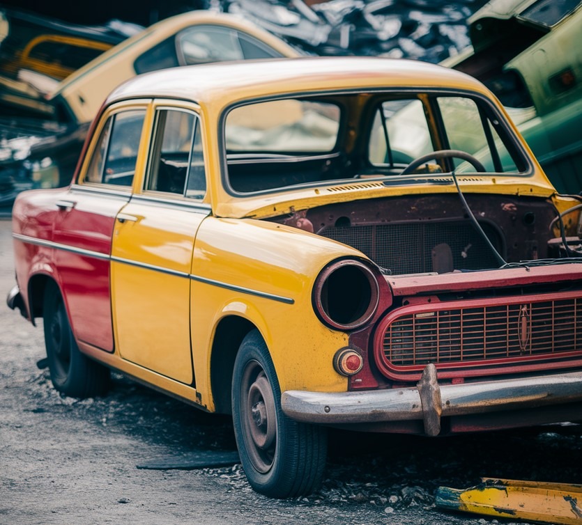 car scrap yard